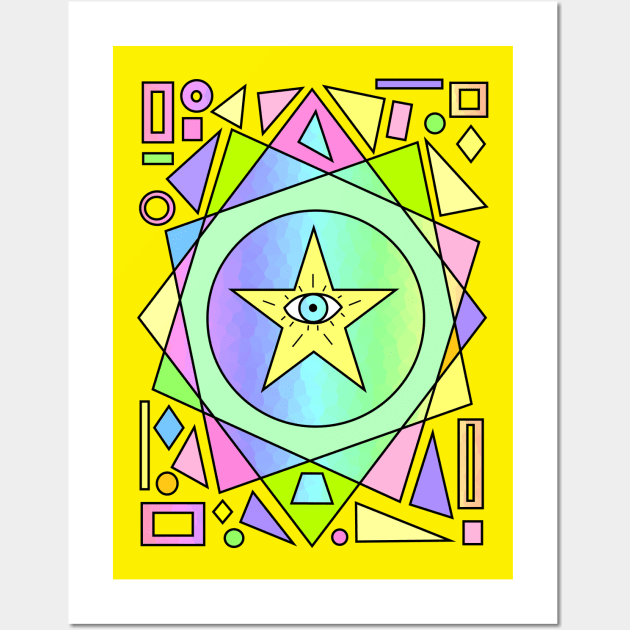 Star Eye Wall Art by SartorisArt1